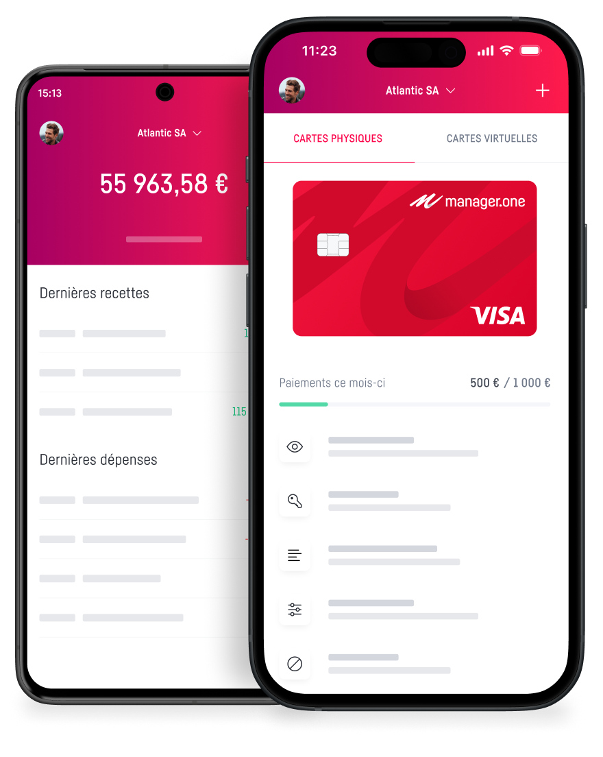 application mobile manager.one